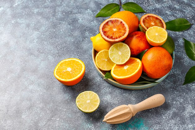 assorted fresh-citrus fruits