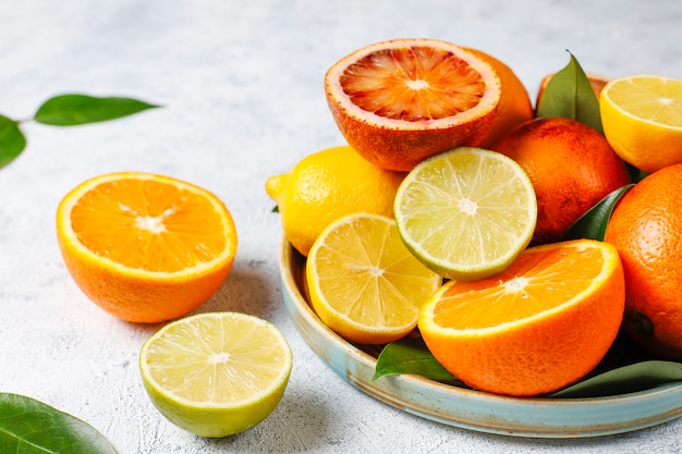 assorted fresh-citrus fruits