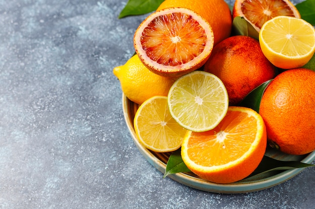 assorted fresh-citrus fruits