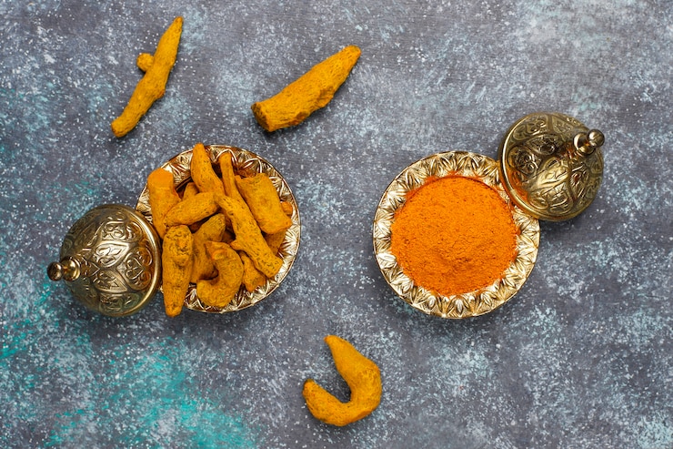 Free Photo assorted spices on kitchen table