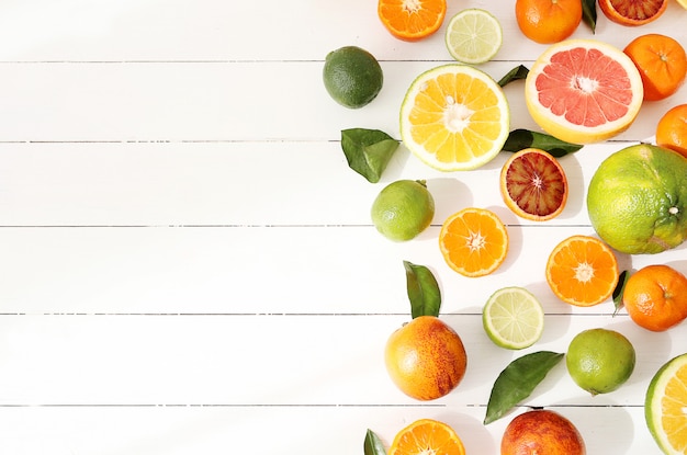 Assortment of citrus fruits