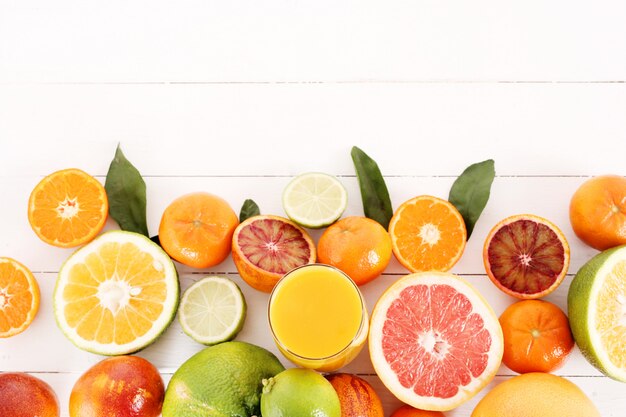 Assortment of citrus fruits