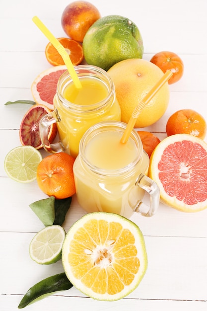 Free photo assortment of citrus fruits