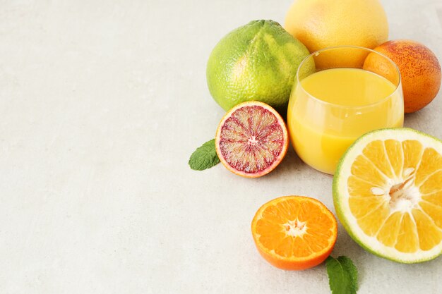 Assortment of citrus fruits