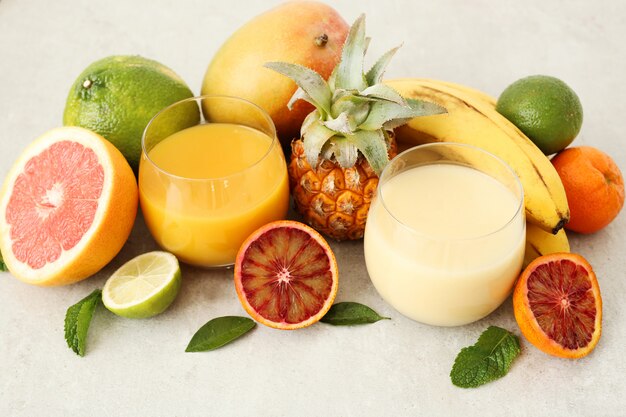 Assortment of citrus fruits