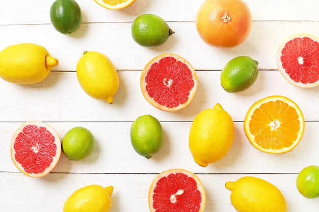 Assortment of citrus fruits