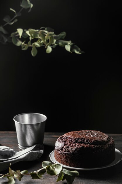 Assortment of delicious chocolate cake