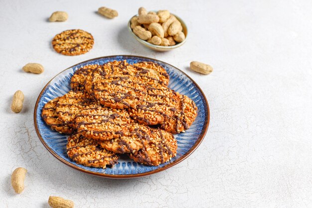 Assortment of delicious fresh cookies.