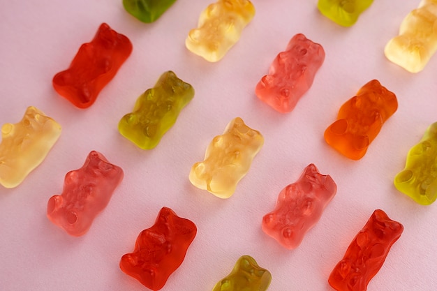 Free photo assortment of delicious gummy bears