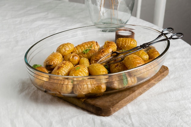 Assortment of a delicious healthy meal on the table