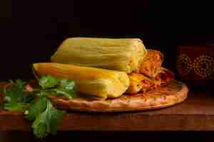 Free photo assortment of delicious traditional tamales
