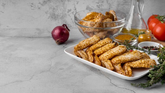 assortment of different foods and ingredients