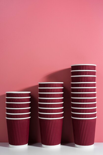 Assortment of eco friendly tableware