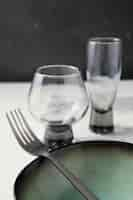 Free photo assortment of elegant tableware on the table