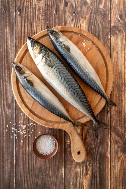 Assortment of healthy sea food