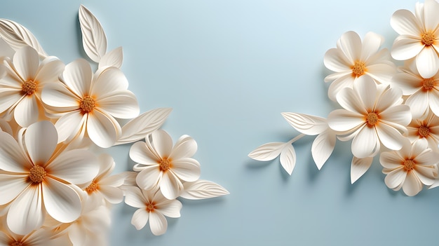無料写真 抽象的な 3 d 花の品揃え