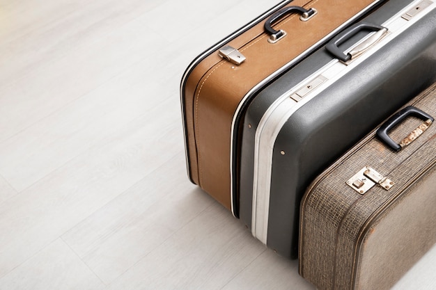 Ассортимент чемоданов для путешествий