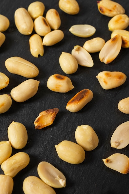 Free photo assortment of roasted peanuts