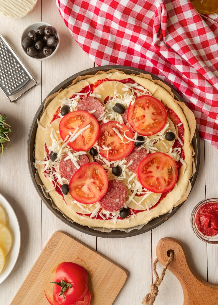 Бесплатный Фотография ассортимент вкусной традиционной пиццы