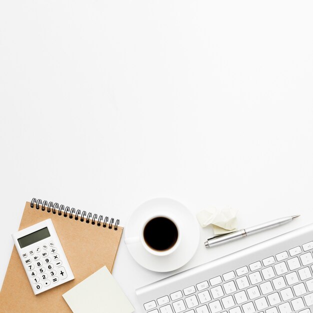 Assortment with desk items