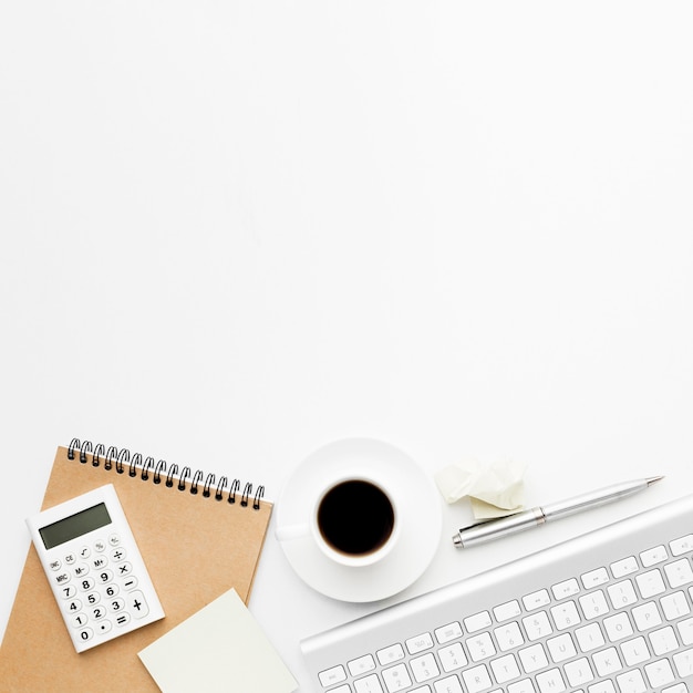 Assortment with desk items