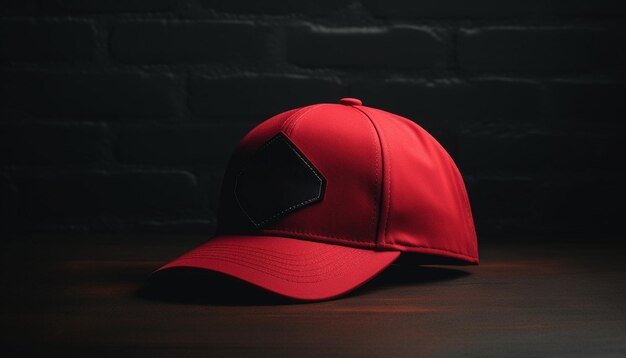 AI によって生成された競争を象徴するアスリートのモダンな野球帽