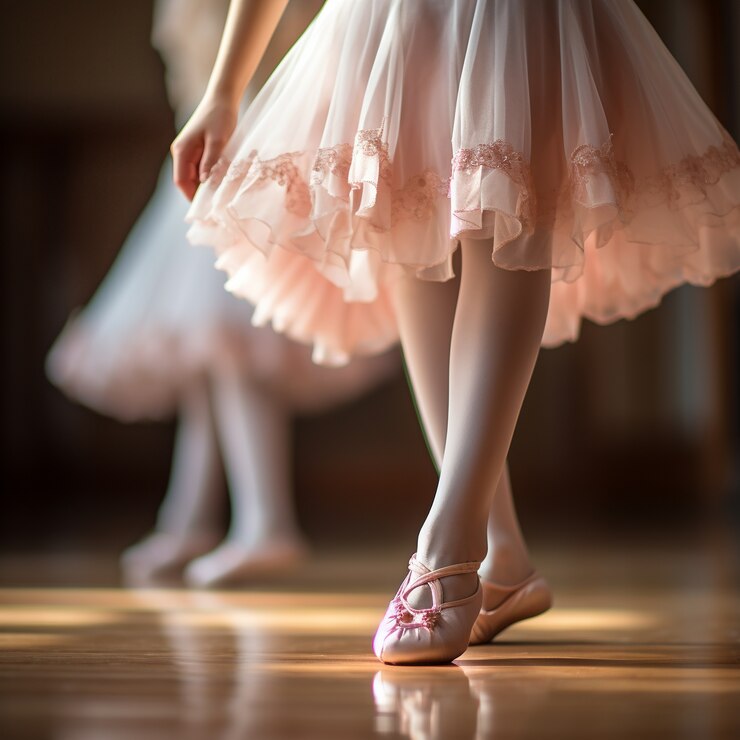 Free Photo athletic person practicing ballet