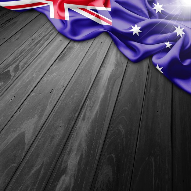 オーストラリアの旗の背景