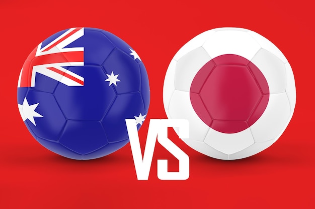 Foto gratuita australia vs giappone calcio