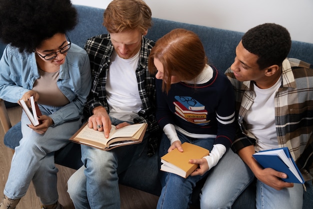 authentic book club scene