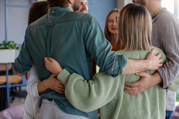 authentic group therapy meeting
