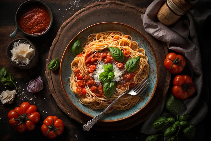 無料Photo 本格的なイタリアンパスタ