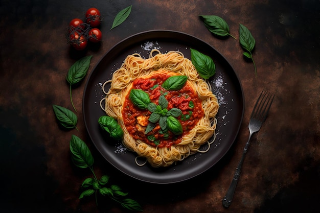 Free photo authentic italian pasta