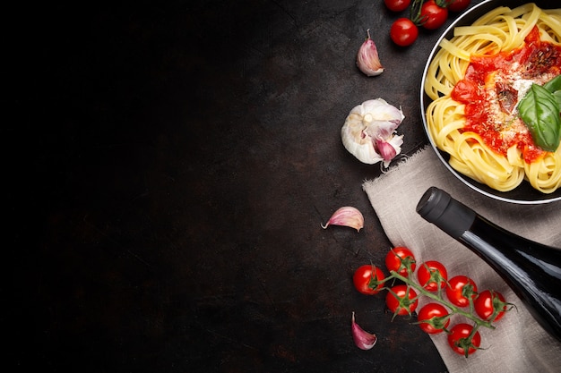 Free photo authentic italian pasta