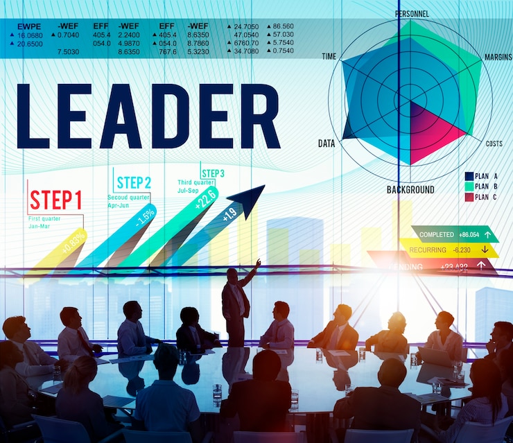 Free Photo authority corporate businesswomen chart analysis leading