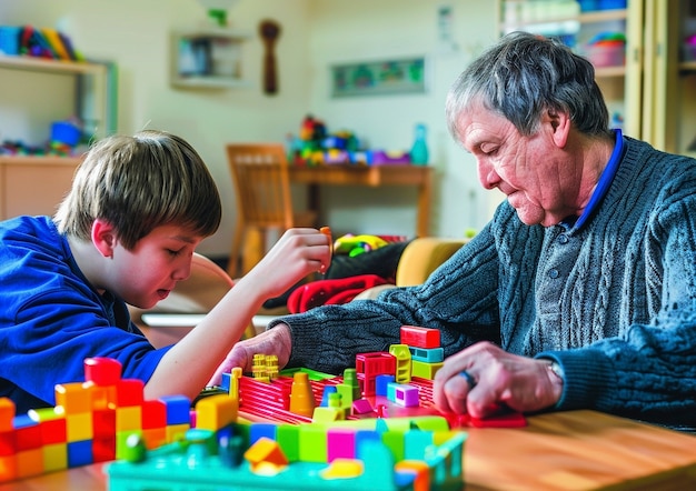 Foto gratuita consapevolezza della giornata dell'autismo rappresentata da persone diverse