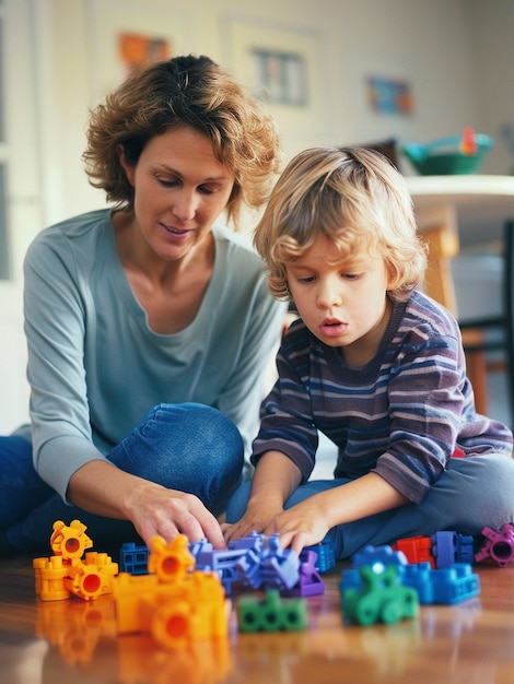 Foto gratuita consapevolezza della giornata dell'autismo rappresentata da persone diverse