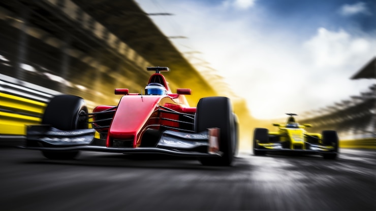 Free Photo automobile racing in sports competition