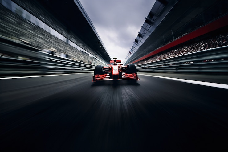 Free Photo automobile racing in sports competition