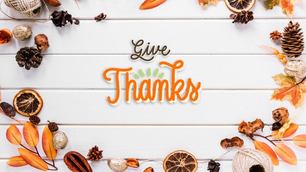 autumn banner with harvest  and message