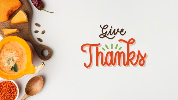 autumn banner with harvest  and message