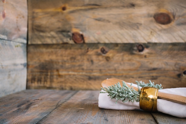 Autumn decoration with herbs