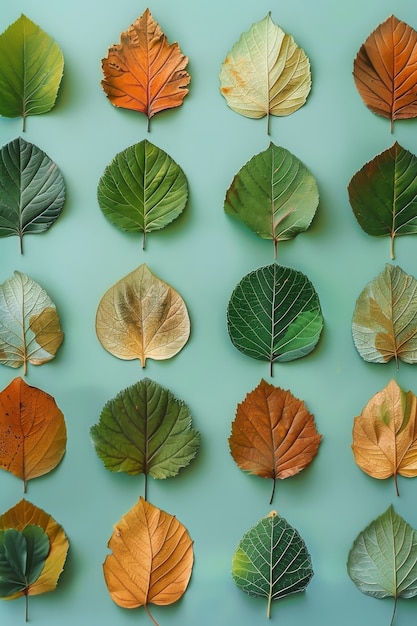 Foto gratuita composizione delle foglie d'autunno