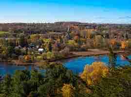 Foto gratuita autunno nella valle di ottawa