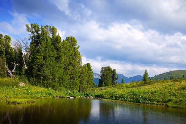 Ayryk lakes in Altai mountains