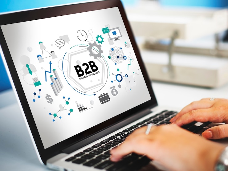 Free Photo b2b business to business corporate connection partnership concept