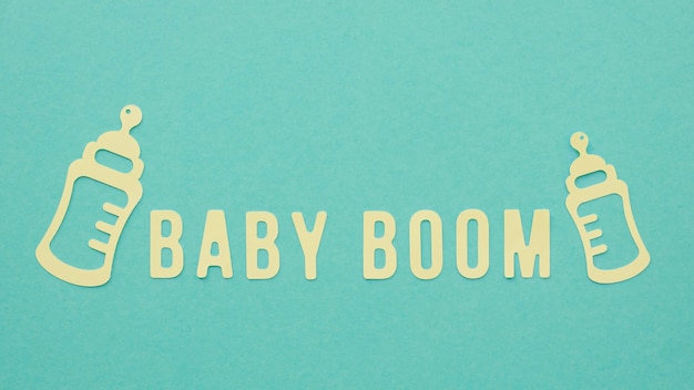 Baby boom fertility concept