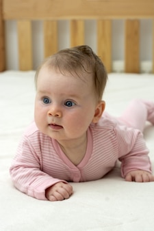 Premium Photo Baby Development At 4 Month Education And Parenthood Premium Photo Baby Development At 4 Month Education And Parenthood