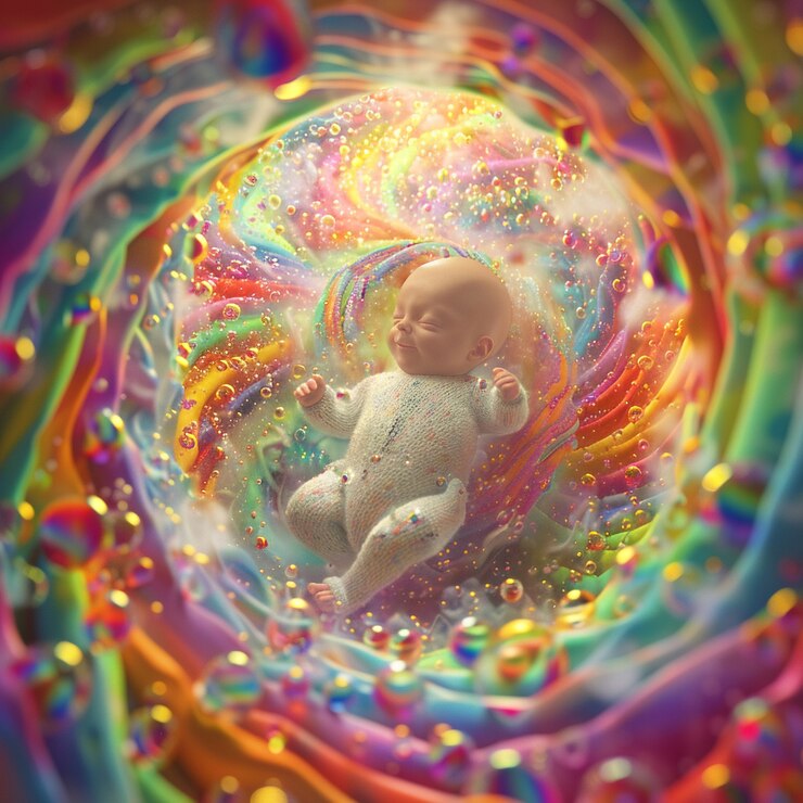 Free Photo baby fetus in the womb