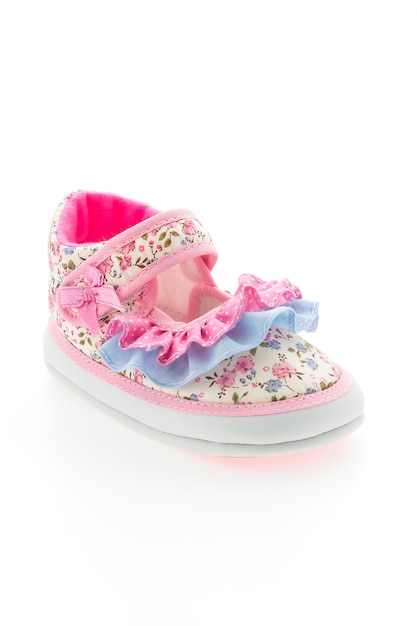 Free photo baby girl shoes